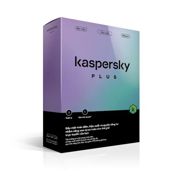 Kaspersky Plus SEA 3 Thiết Bị 1 Năm - Bảo Vệ Toàn Diện (KL10424UCFS)