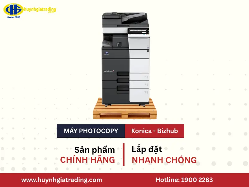 Hãng máy photocopy màu Konica phù hợp in ấn cho tài liệu và ấn phẩm marketing