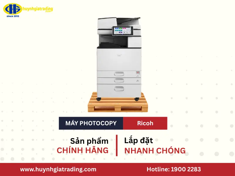 Hãng máy photocopy Ricoh có khả chịu tải in ấn cường độ lớn liên tục