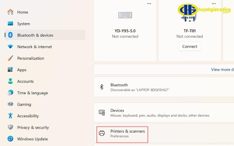 Bước 1 - Cài Đặt Và Kết Nối Máy In Với Host Computer