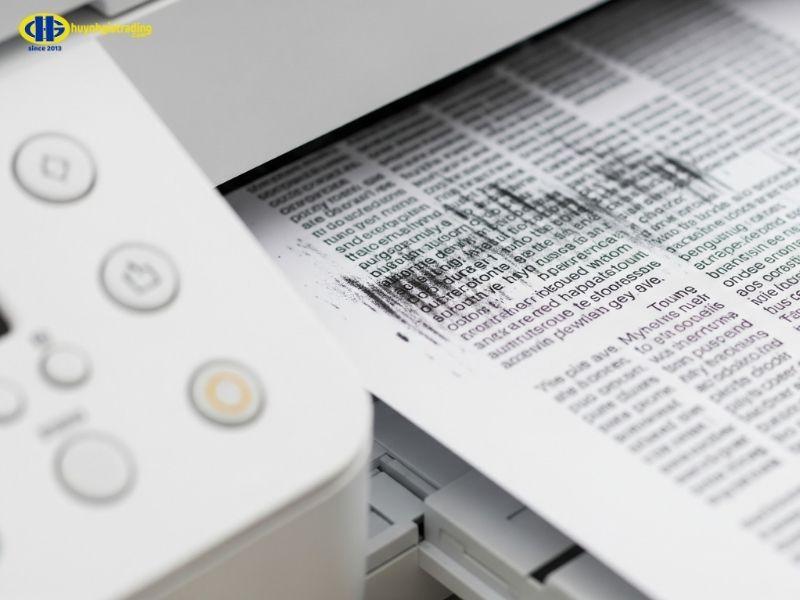 Dấu hiệu nhận biết máy in bị lem mực