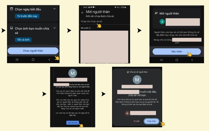 Chuyển ảnh từ tài khoản Google Photos này sang tài khoản khác