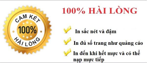 Cam kết dịch vụ nạp mực cho khách hàng