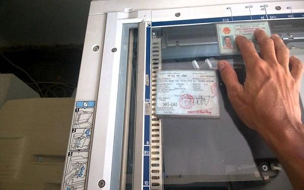 Cách scan CMND trên máy photocopy