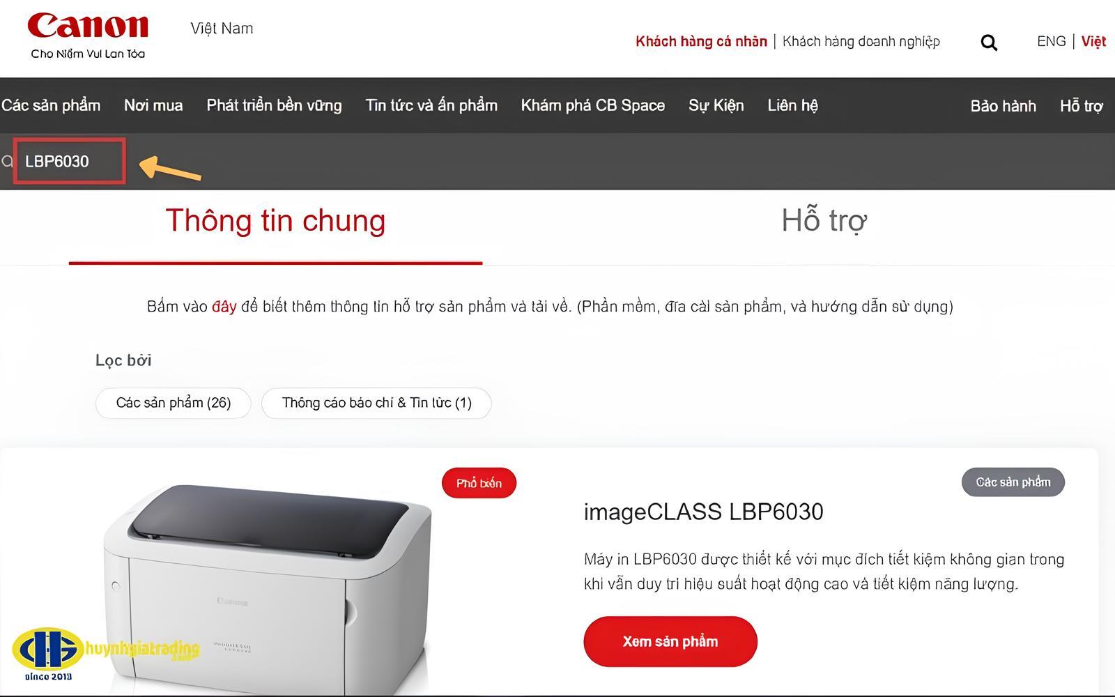 Cách cài máy in Canon LBP 6030 trên Windows