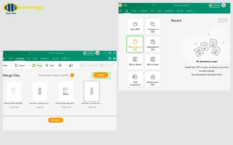 Cách ghép 2 file PDF thành 1 bằng phần mềm PDFsam Basic