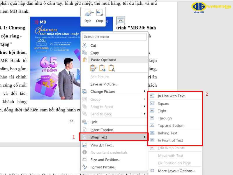 Ảnh xoay bị vỏ khung hoặc mất định dạng
