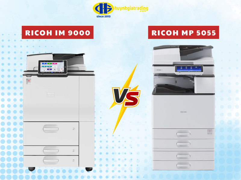 Ricoh IM 9000 và MP 5055 đáp ứng tốt nhiều nhu cầu in ấn khác nhau