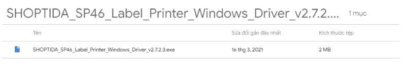 File driver thường là file có đuôi .exe