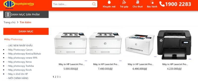 Huỳnh Gia Trading cung cấp các dòng máy in HP LaserJet chính hãng, đa dạng mẫu mã
