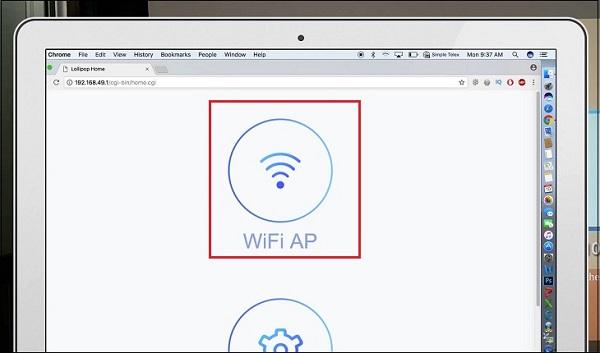 Chọn WiFi và nhập mật khẩu