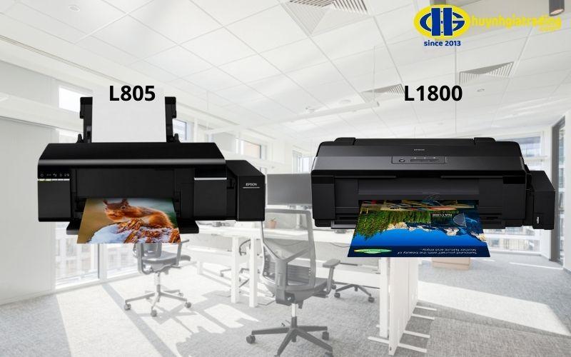 Epson L805 và L1800 có những ưu điểm riêng tùy nhu cầu in ấn