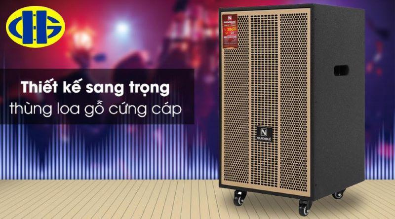 Loa Nanomax S-900 có thiết kế sang trọng, nổi bật