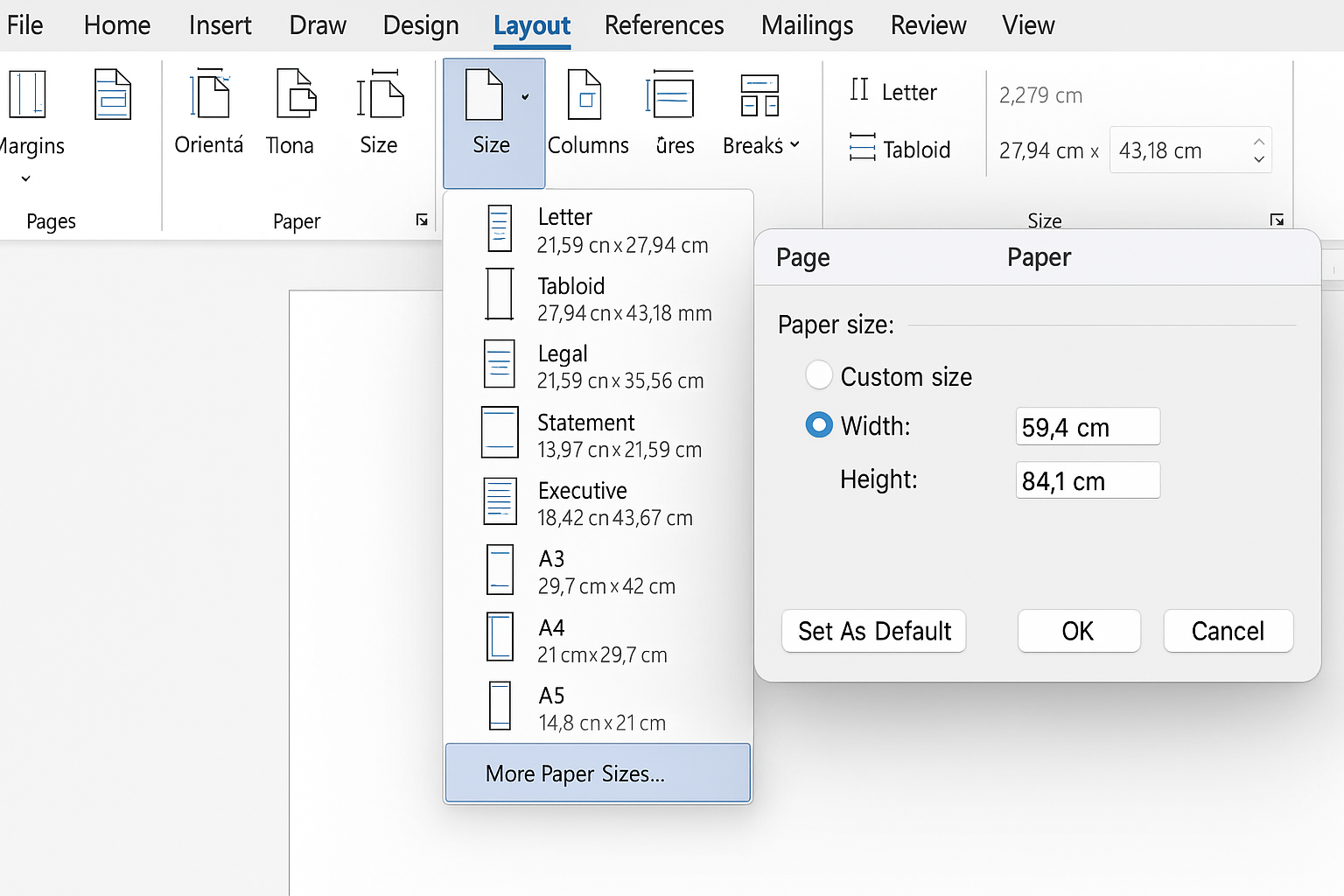 Có thể in A1 bằng Word hoặc Excel không?