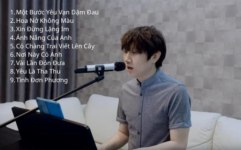 Các bài hát karaoke phù hợp với giọng nam yếu