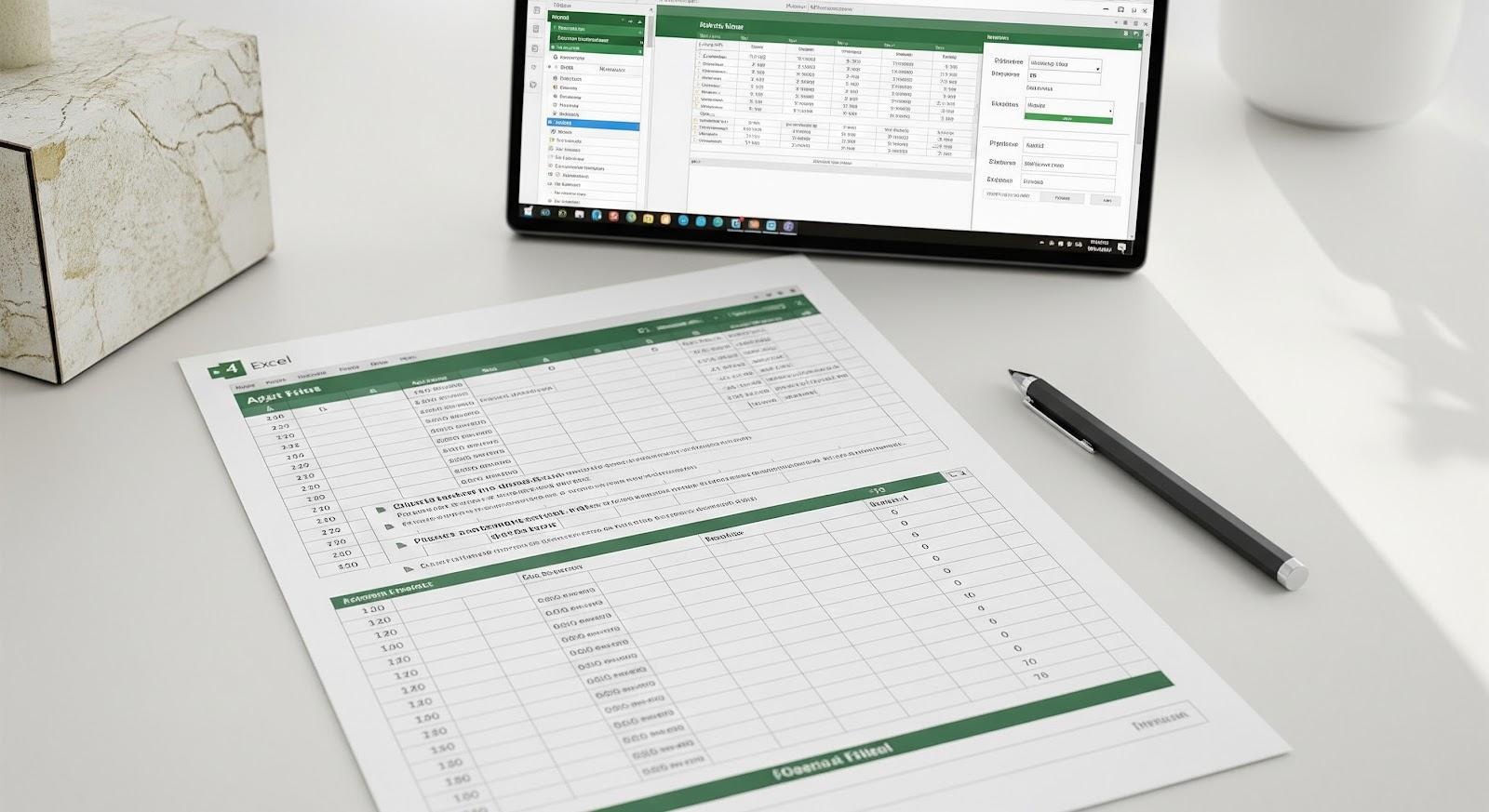 Vì sao cần căn chỉnh file Excel khi in 1 mặt trên A4?