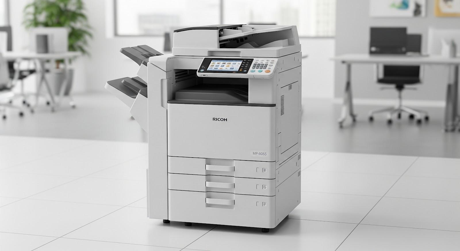 máy photocopy ricoh mp 6055 Giải pháp tối ưu cho văn phòng hiện đại