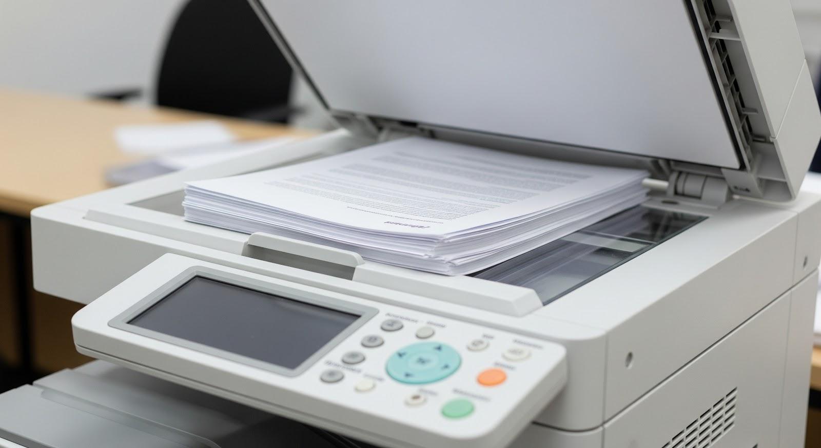 Một số sự cố thường gặp và cách khắc phục khi scan bằng máy photo
