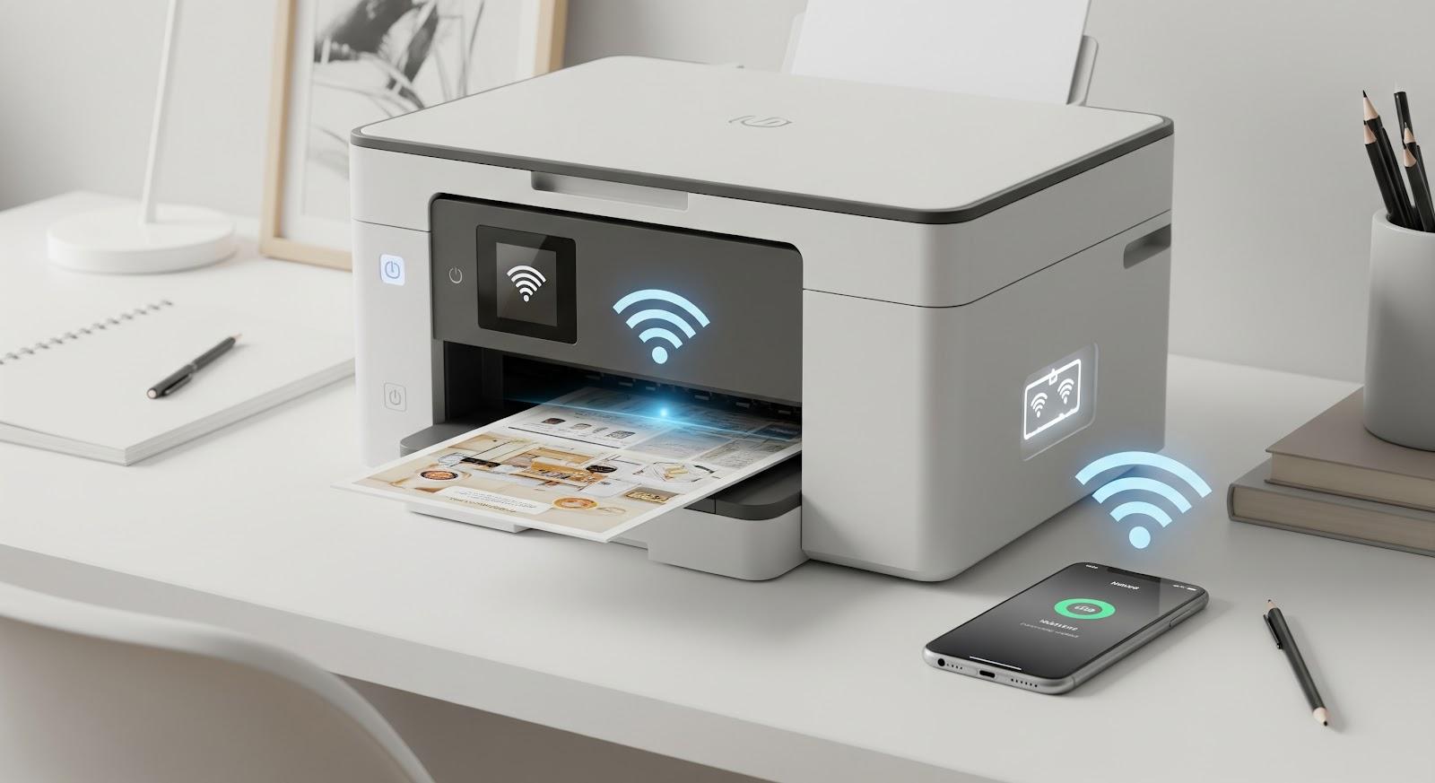 Máy in không dây qua kết nối WIFI là gì?