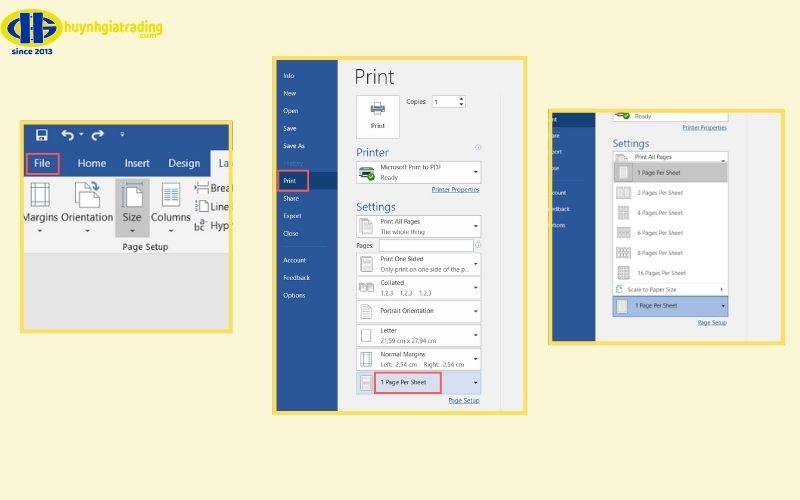 Cách bố trí layout để tiết kiệm giấy in A6 từ giấy khổ A4 hoặc A5
