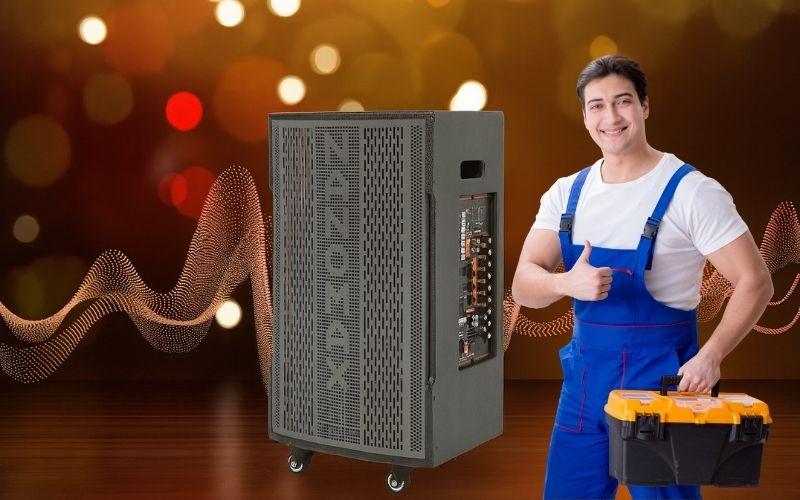 Mang loa kéo đến trung tâm sửa chữa chuyên nghiệp