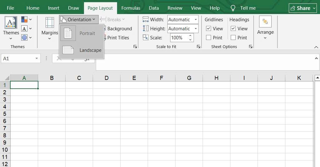 Cách In Excel Vừa Trang Giấy A4 Bằng Page Layout