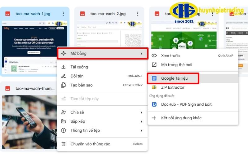 Cách chuyển file ảnh sang Word bằng Google Drive & Google Docs