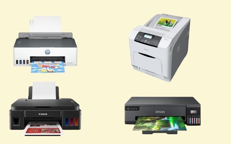Các loại máy in màu tốt nhất và phổ biện hiện nay
