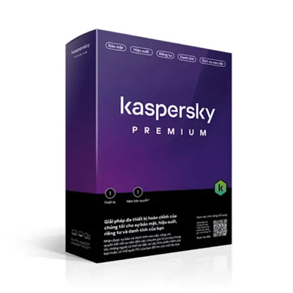 Phần mềm Kaspersky Premium 1 máy tính 1 năm (KL10474UAFS)