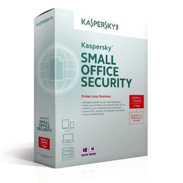 Kaspersky KSOS 1 Server + 10 PCs - Bảo mật doanh nghiệp nhỏ