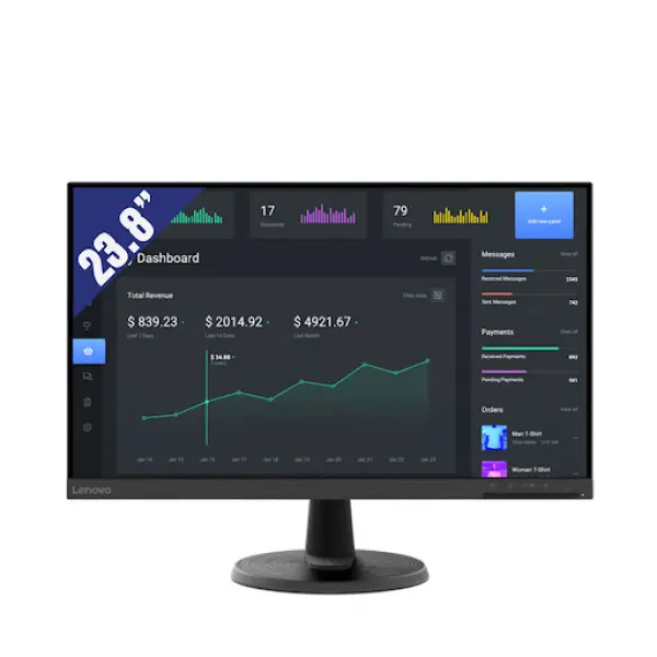 Màn hình Lenovo D24-40 23.8 inch Full HD VA 75Hz 4ms 67A2KAC6VN