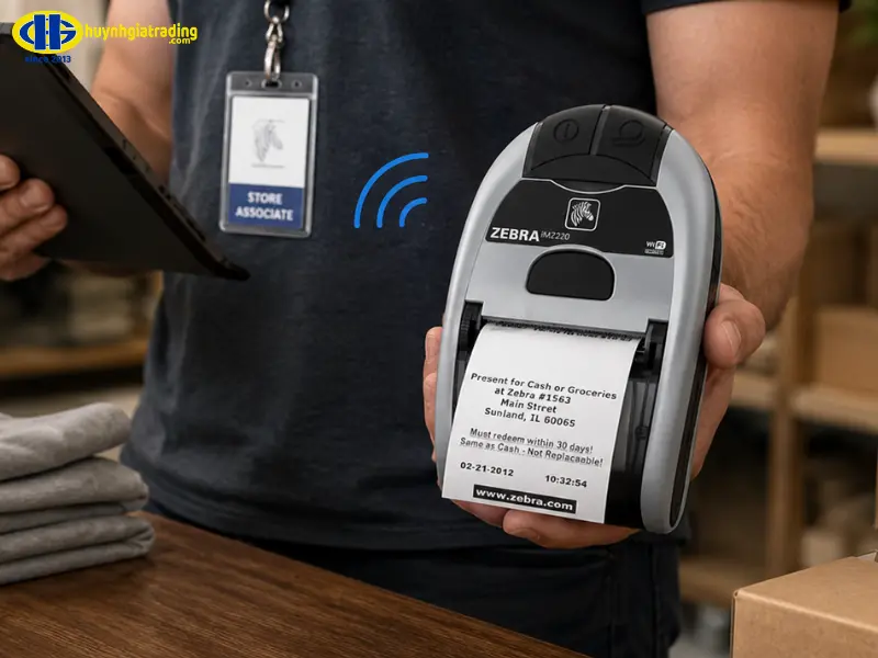 Hãy chọn máy in mã vạch cầm tay có hỗ trợ Wifi băng tần kép