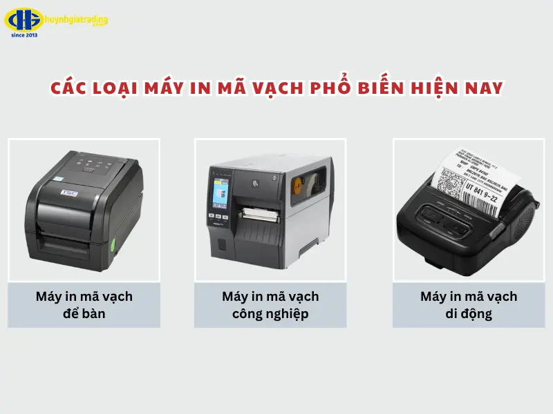 Các loại máy in mã vạch phổ biến