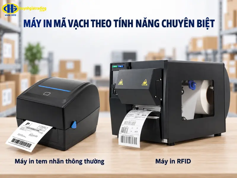 Các loại máy in mã vạch  theo chức năng