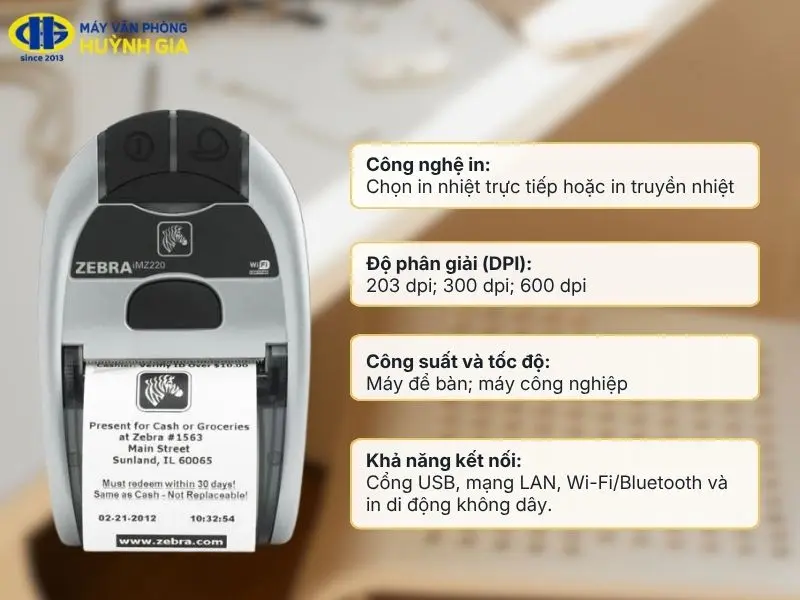 Tiêu chí lựa chọn máy in tem mã vạch phù hợp