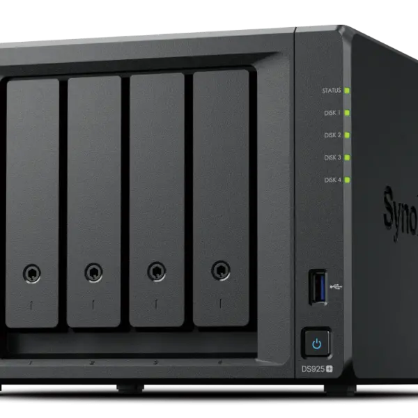 NAS Synology DS925+ - Thiết bị lưu trữ mạng 5 khay AMD Ryzen