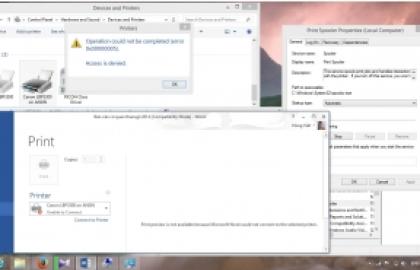 Hướng dẫn khắc phục lỗi không set mặc định được máy in "set default printer - Error 0x000000709