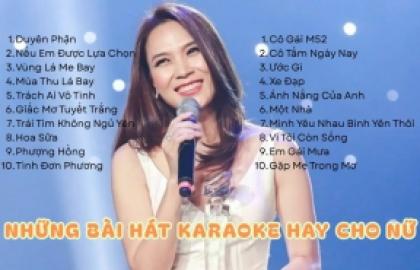 Tổng hợp những bài hát Karaoke hay cho nữ giọng yếu dễ hát