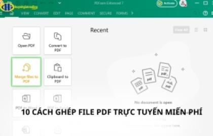 [Tổng hợp] 10+ Cách ghép file PDF nhanh chóng, online, miễn phí