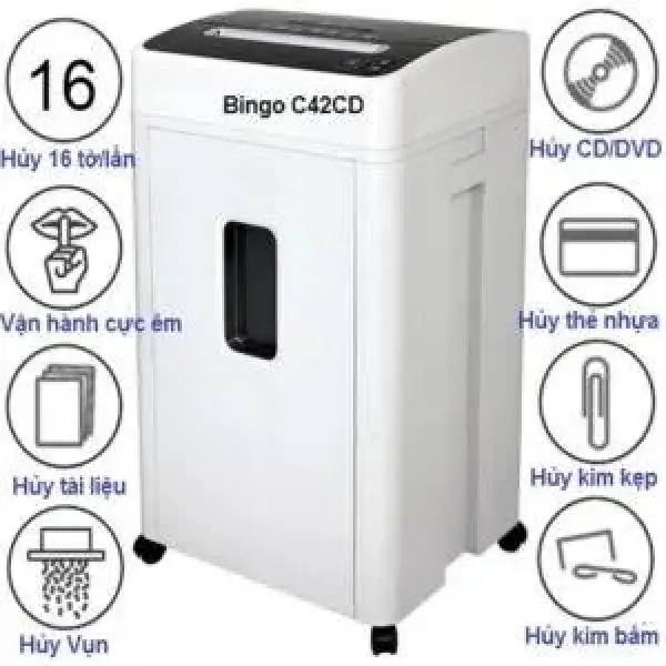 Máy hủy tài liệu Bingo C42CD