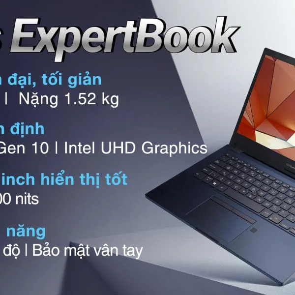 Máy tính xác tay ASUS P2451F I3-10110U/8G/256GB SSD/UMA/14inh HD/FP/WIN10/Đen(P2451FA-BV3168T)02YEAR