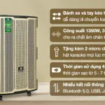 Loa kéo karaoke Nanomax S-5000 1350W