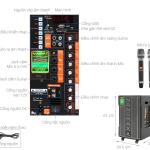 Loa kéo karaoke Nanomax S-820 400w