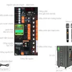 Loa kéo karaoke Nanomax S-820 400w