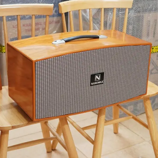 Loa Karaoke Xách Tay Nanomax TA-550 Bass Đôi 20cm 550w