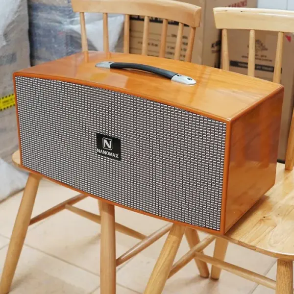 Loa Karaoke Xách Tay Nanomax TA-550 Bass Đôi 20cm 550w