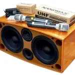 Loa Karaoke Xách Tay Nanomax TA-550 Bass Đôi 20cm 550w