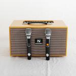 Loa Karaoke Xách Tay Nanomax X-210B Bass Đôi 16cm 420w