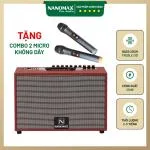 Loa Karaoke Xách Tay Nanomax K-01 Bass 20cm 120w màu Đen hoặc Nâu