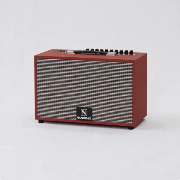 Loa Karaoke Xách Tay Nanomax K-01 Bass 20cm 120w màu Đen hoặc Nâu